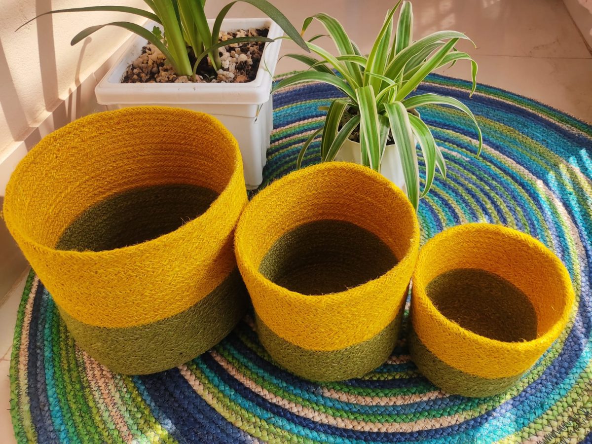 Jute Planter Cover/ Basket