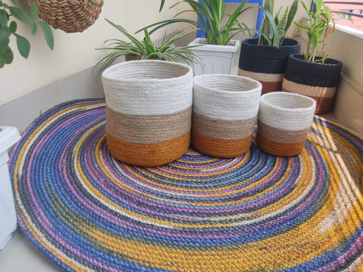 Jute Planter Cover/ Basket