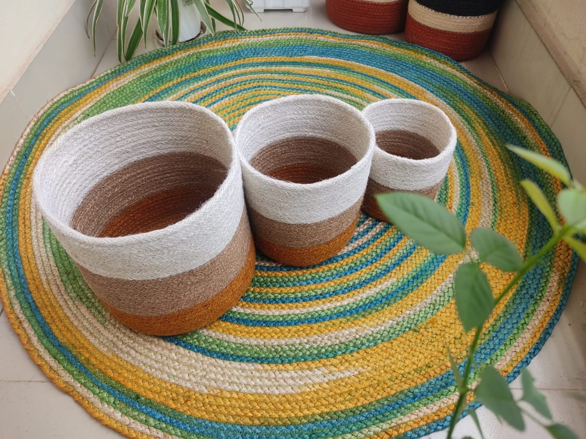 Jute Planter Cover/ Basket