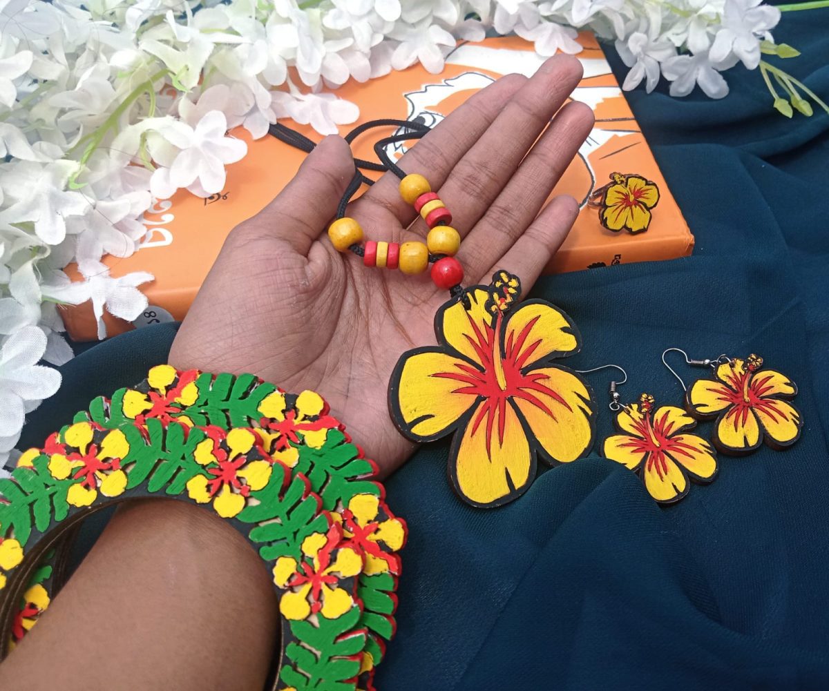 Hand Painted Wooden Ornaments Set