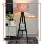 Floor Lamp With Colorful Shade