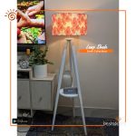 Floor Lamp With Colorful Shade