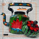 Trendy Hand Painted Kettle