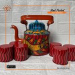 Trendy Hand Painted Kettle Set