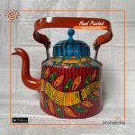 Trendy Hand Painted Kettle