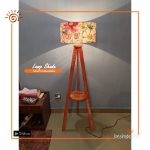 Floor Lamp With Colorful Shade