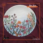 Areca Leaf Painting Plate