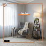 Floor Lamp Shade With Shelf