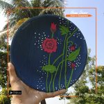 Areca Leaf Painting Plate