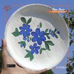 Areca Leaf Painting Plate