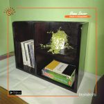 Wooden Office Desk Bookshelf