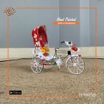 Hand Painted Miniature Rickshaw