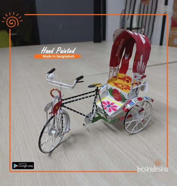Hand Painted Miniature Rickshaw