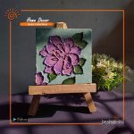 Hand Painted Mini Canvas With Stand