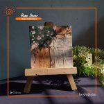 Hand Painted Mini Canvas With Stand