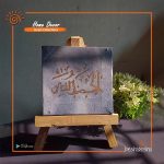 Hand Painted Mini Canvas With Stand