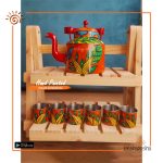 Trendy Hand Painted Kettle Set