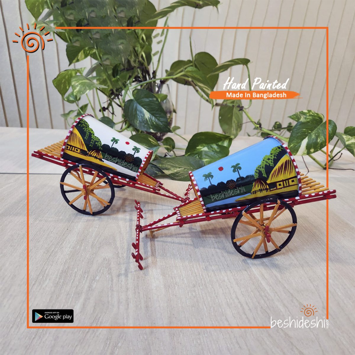 Hand Painted Miniature Gorur Gari