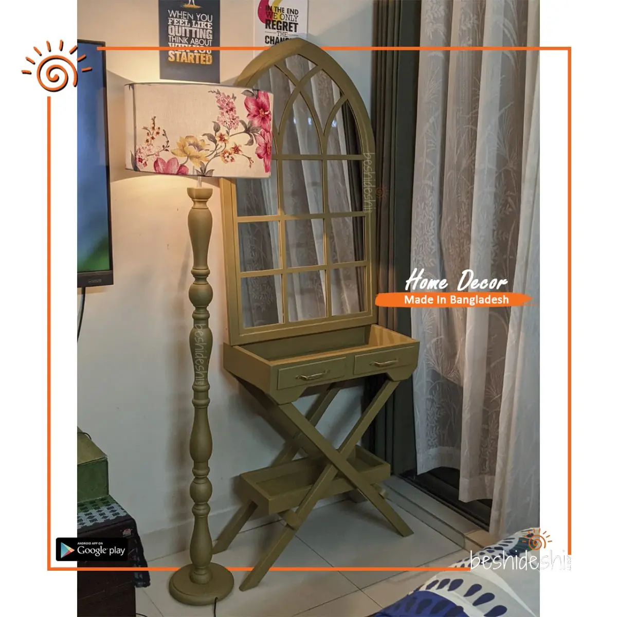 Combo Set With Medium Mirror