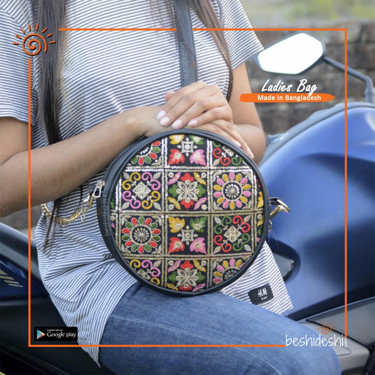 Round Shape Ladies Bag