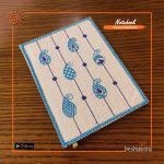White Kolki Handmade Nakshi Notebook