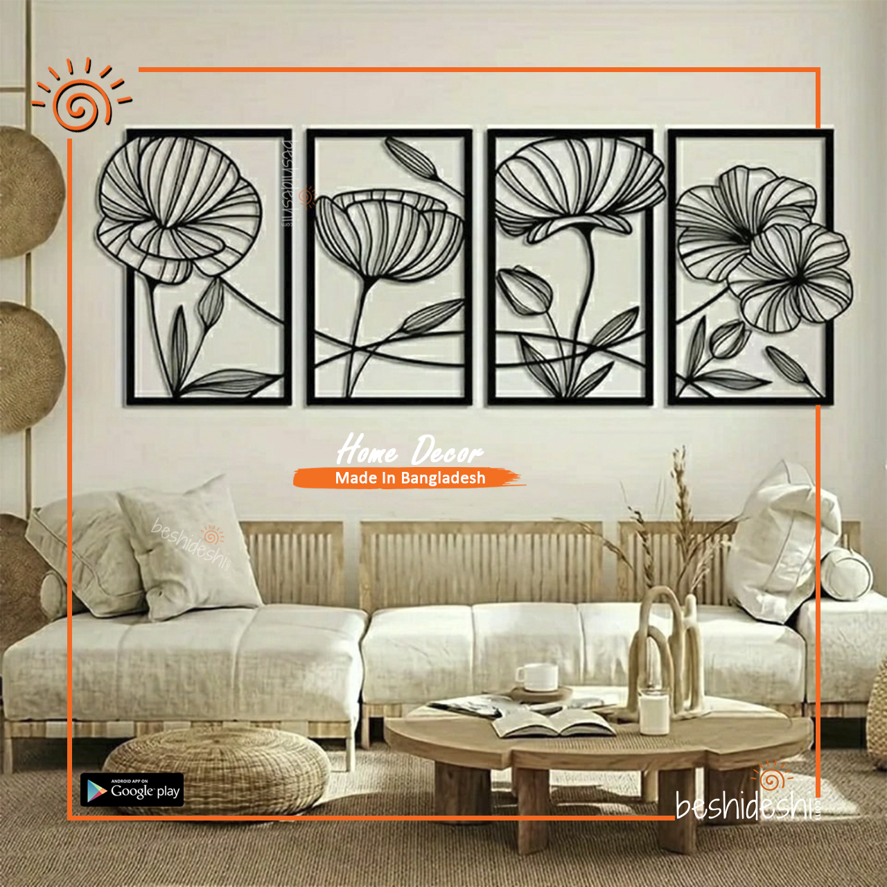 05 Flower Wall Decor