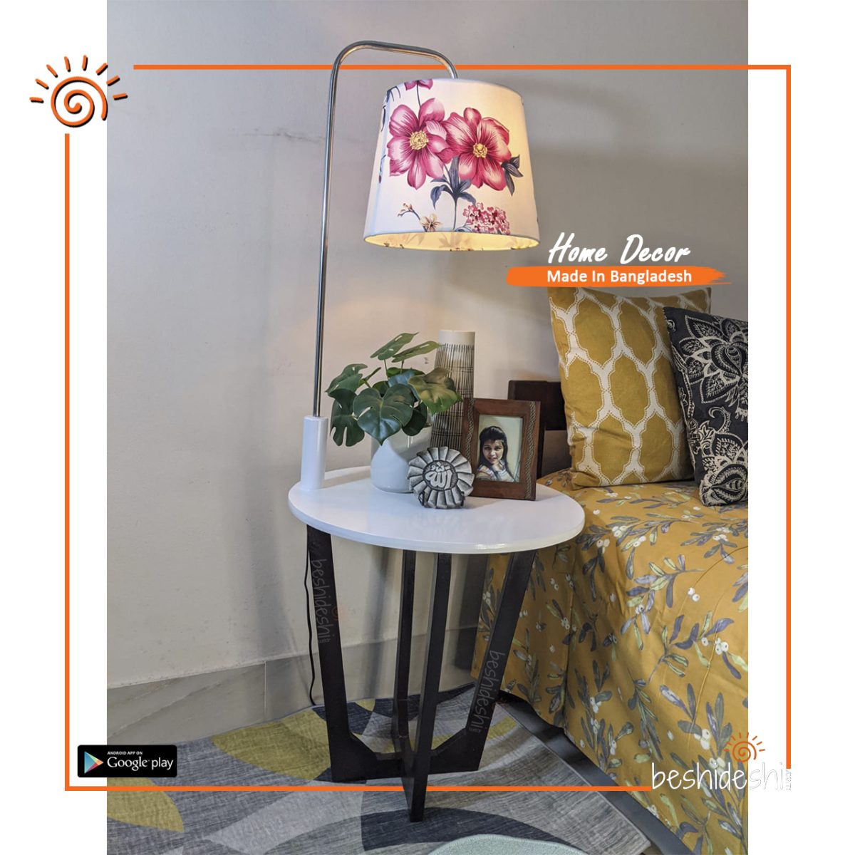 Lampshade With Side Table