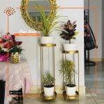 Golden Two Tier Plant Stand (Small)