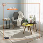 Round Side Table Set