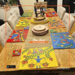 Rickshaw Painted Table Placemat & Coaster Set