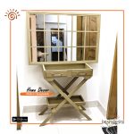 Foyer Table With Flat Medium Mirror