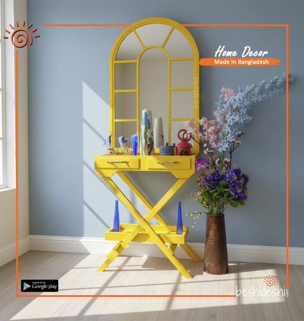 Foyer Table With Medium Mirror