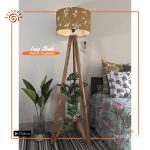 Floor Lamp With Colorful Shade