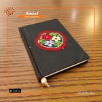 Black Tin Phul Handmade Nakshi Notebook