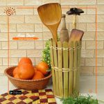 Handcrafted Bamboo Made Utensil Holder