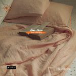 Organic Muslin Cotton Throw Blanket With Pillow Cover