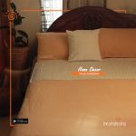 Organic Muslin Cotton Throw Blanket With Pillow Cover