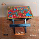 Rickshaw Painted Folding Table