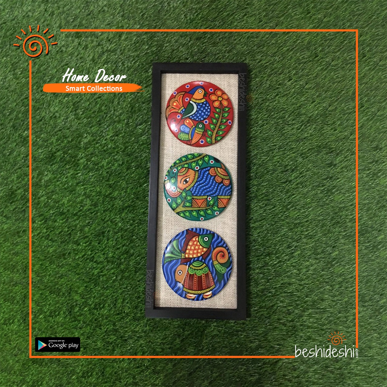 WhatsApp Image 2024-04-28 at 2.53.55 PM (2) Rickshaw Painted Wall Hanging