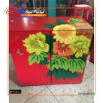 Hand Painted Multiple Use Cabinet/Shoe Rack