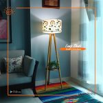 Floor Lamp With Colorful Shade
