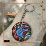 Rickshaw Painted Key Ring