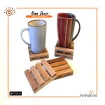 Wooden Pallet Styled Coaster Set