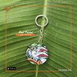 Rickshaw Painted Key Ring