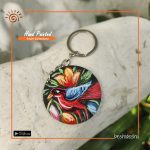 Rickshaw Painted Key Ring