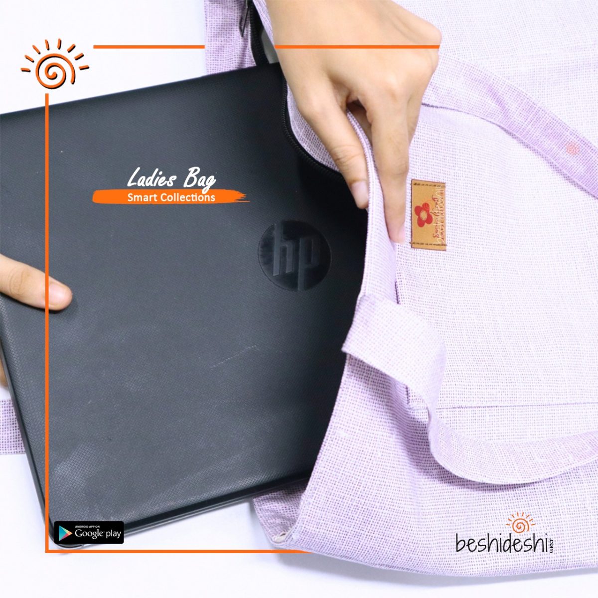 Crafted Canvas Tote Bag