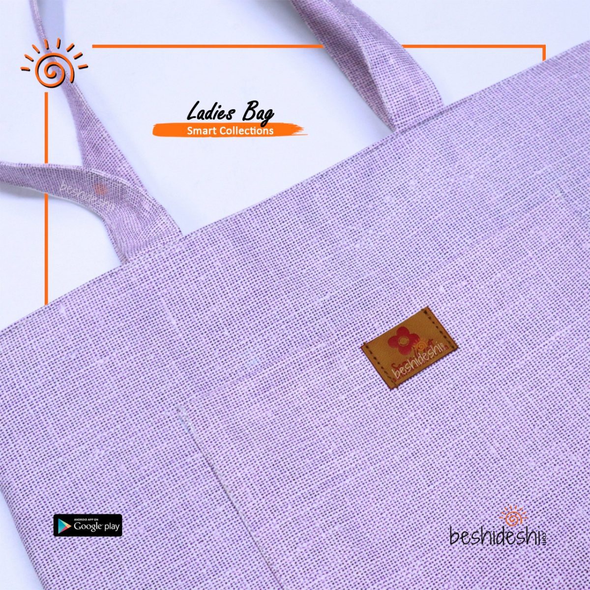 Crafted Canvas Tote Bag