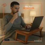 Wooden Foldable Laptop Table (Small)