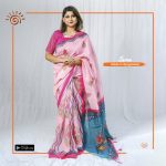 Floral Moon Silk Saree