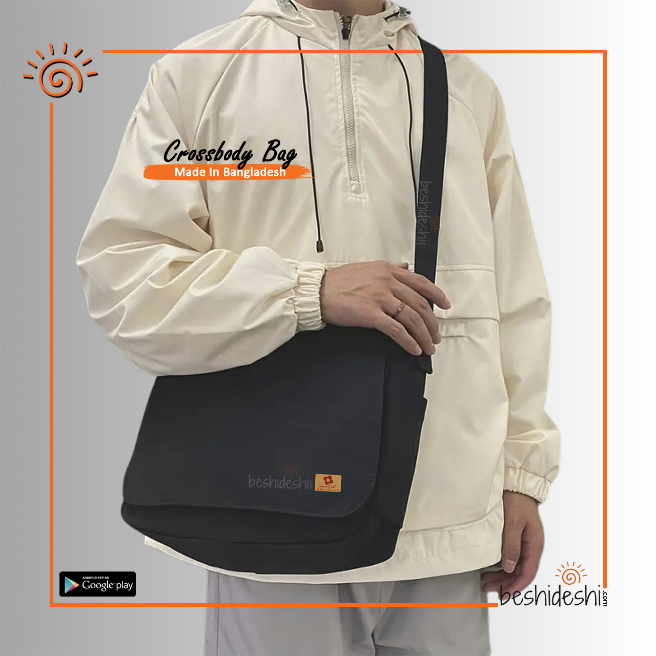 01 Casual Crossbody Men's Bag